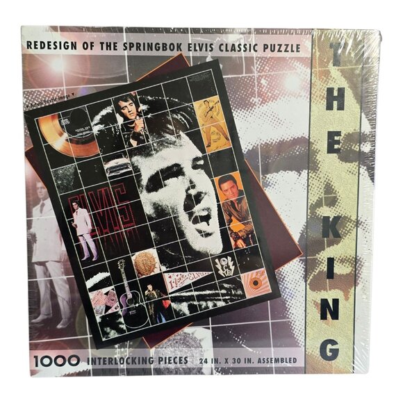 NEW Sealed! Springbok Elvis The King 1000 Piece Jigsaw Puzzle - Picture 1 of 5